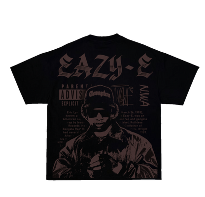 Camiseta color negro Oversize